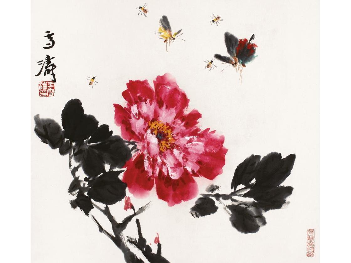 王雪涛(1903-1982)牡丹