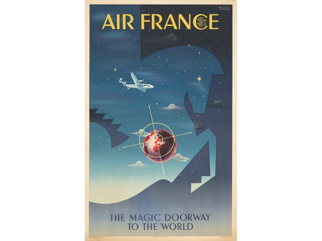 air france / the magic doorway to the world. 1951