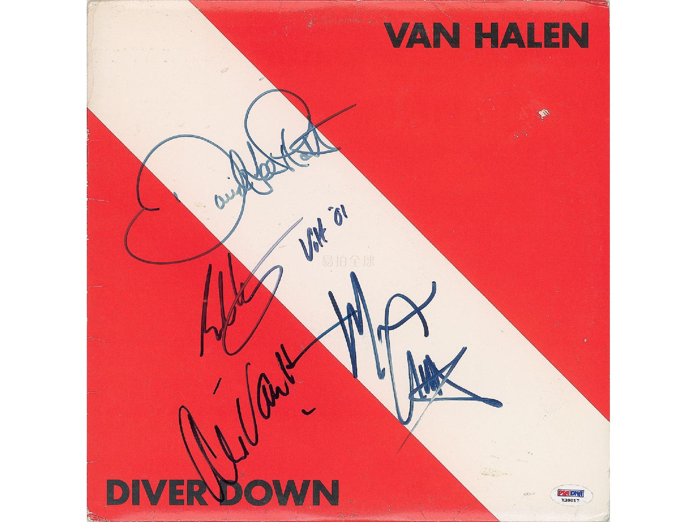 van halen signed album