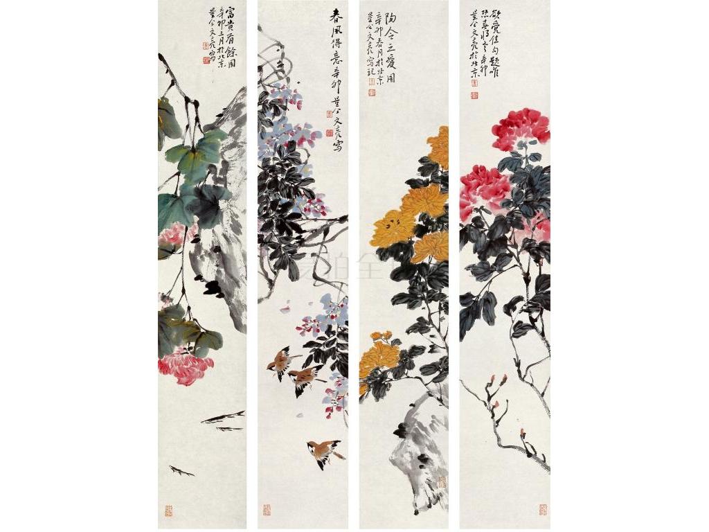 李文亮(b.1962)花鸟