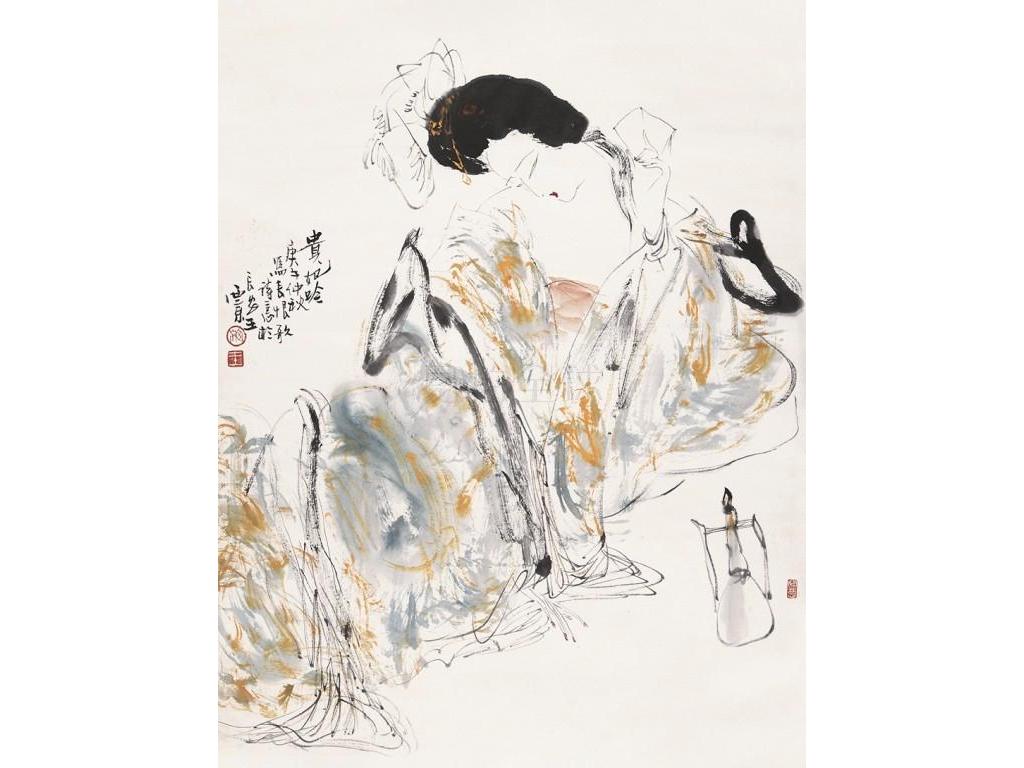 王西京(b.1946) 仕女图