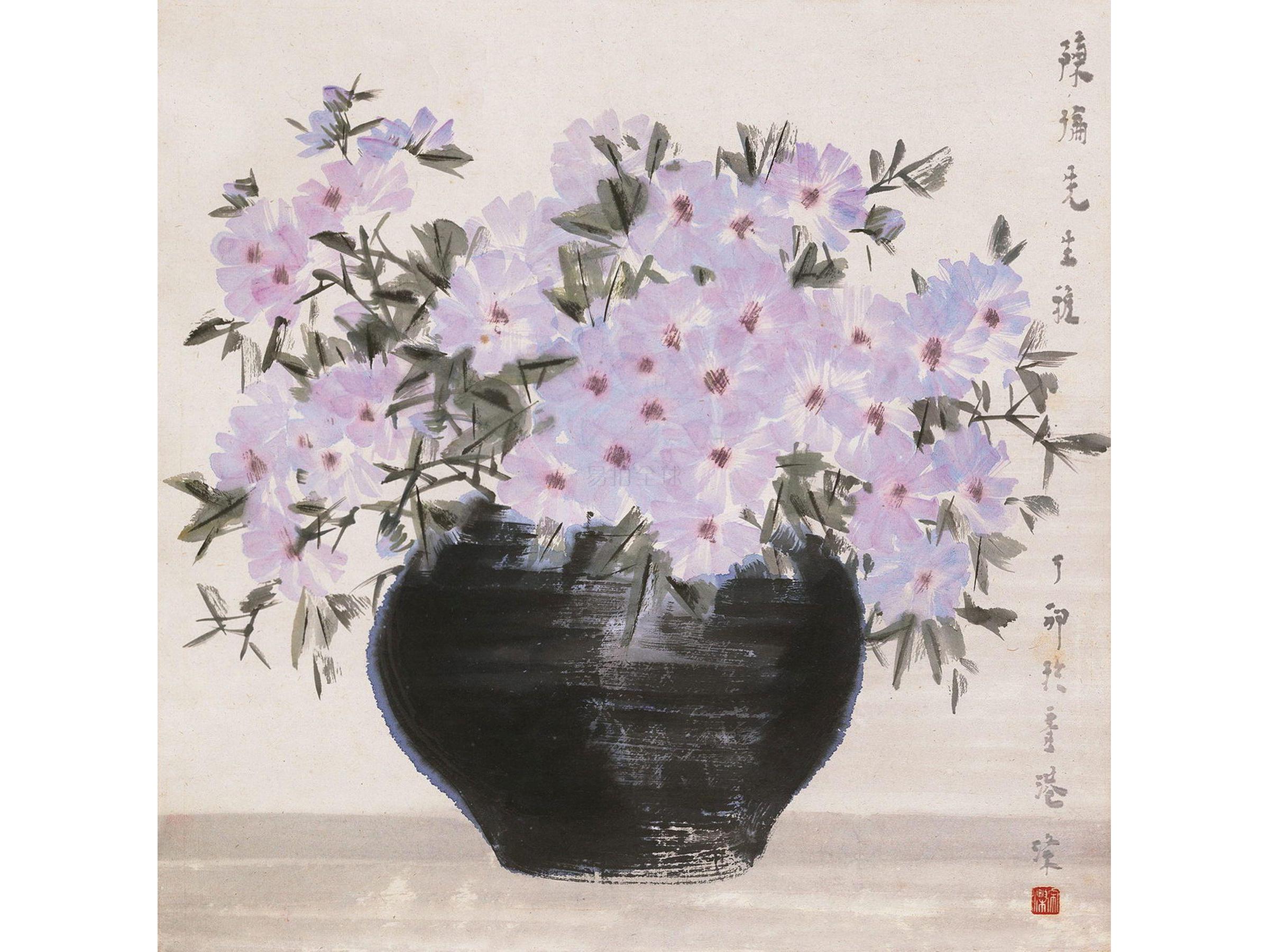 宋涤(b.1945)瓶花