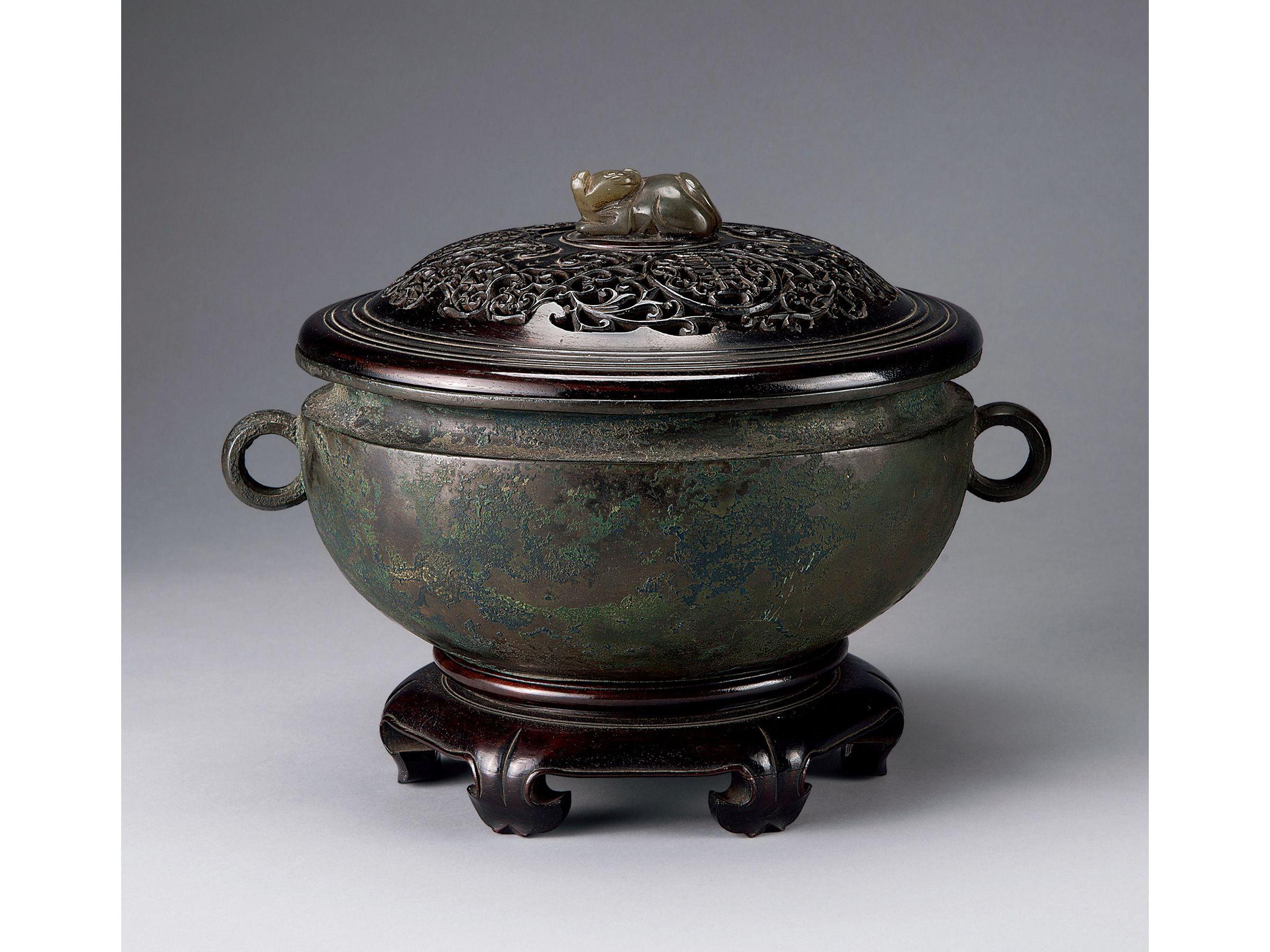 河南博物院青铜香炉图片